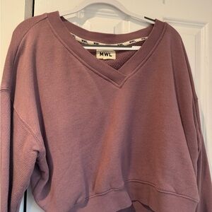 Women's Off-the-Shoulder Sweater - Purple